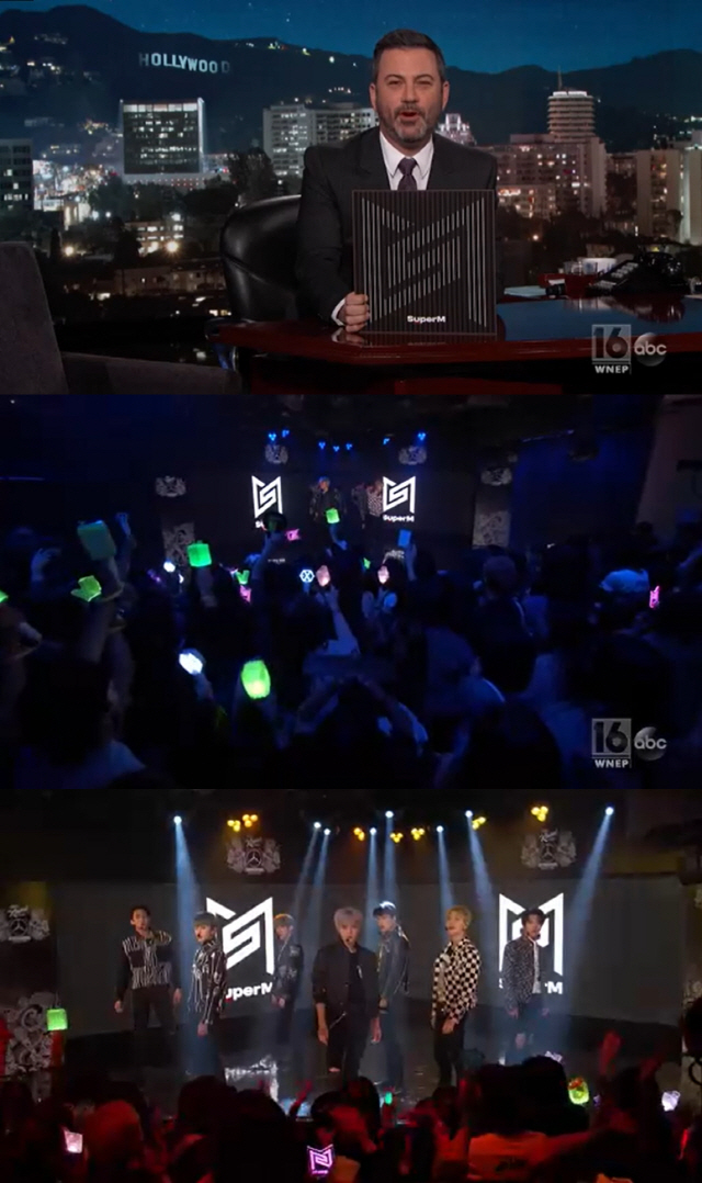 SuperM, 美 ABC '지미 키멜 라이브' 출연…녹화 티켓 매진 '현지 인기' 실감 Superm, 美 Abc '지미 키멜 라이브' 출연…녹화 티켓 매진 '현지 인기' 실감