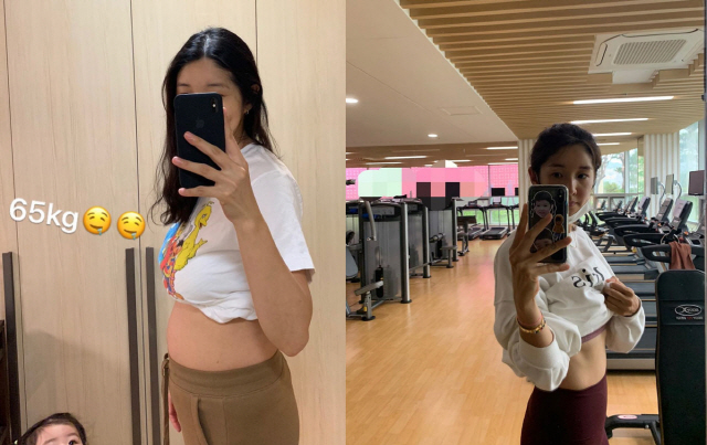 종합'75kg→55kg' 김빈우, '애둘맘'의 늘씬 몸매…'다이어트 ...