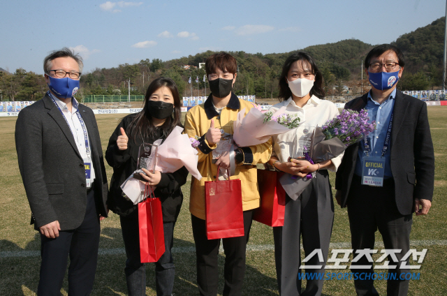 국민체육진흥공단 여자축구단, 2022 WK리그 홈 개막전 시동. 선수 은퇴식도 함께!