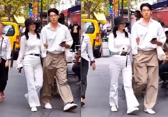 Shin Min Ah and Kim Woo Bin Spotted Again in Paris - 89