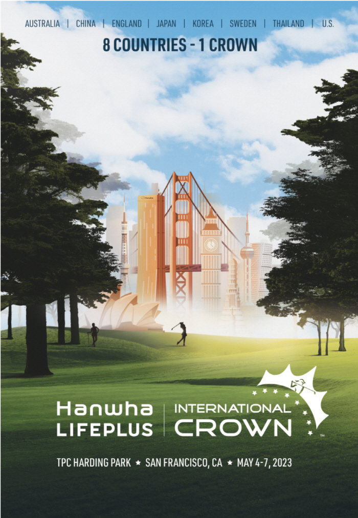 LPGA 'Hanwha LIFEPLUS 인터내셔널 크라운' 개막…골프 국가대항전 8개국 32명 열전