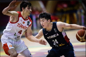한국, U-19 남자농구 월드컵서 튀르키예에 15점차 패배