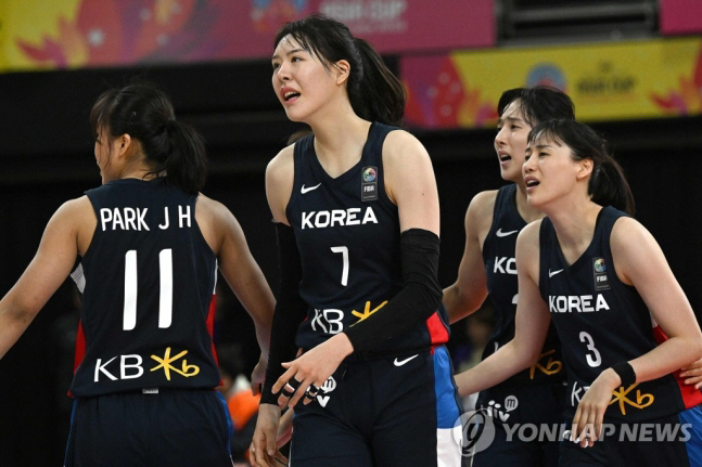 한국 女 농구, 충격 4강 탈락+파리행 좌절. 박지현 고군분투, 호주 파워농구에 완패