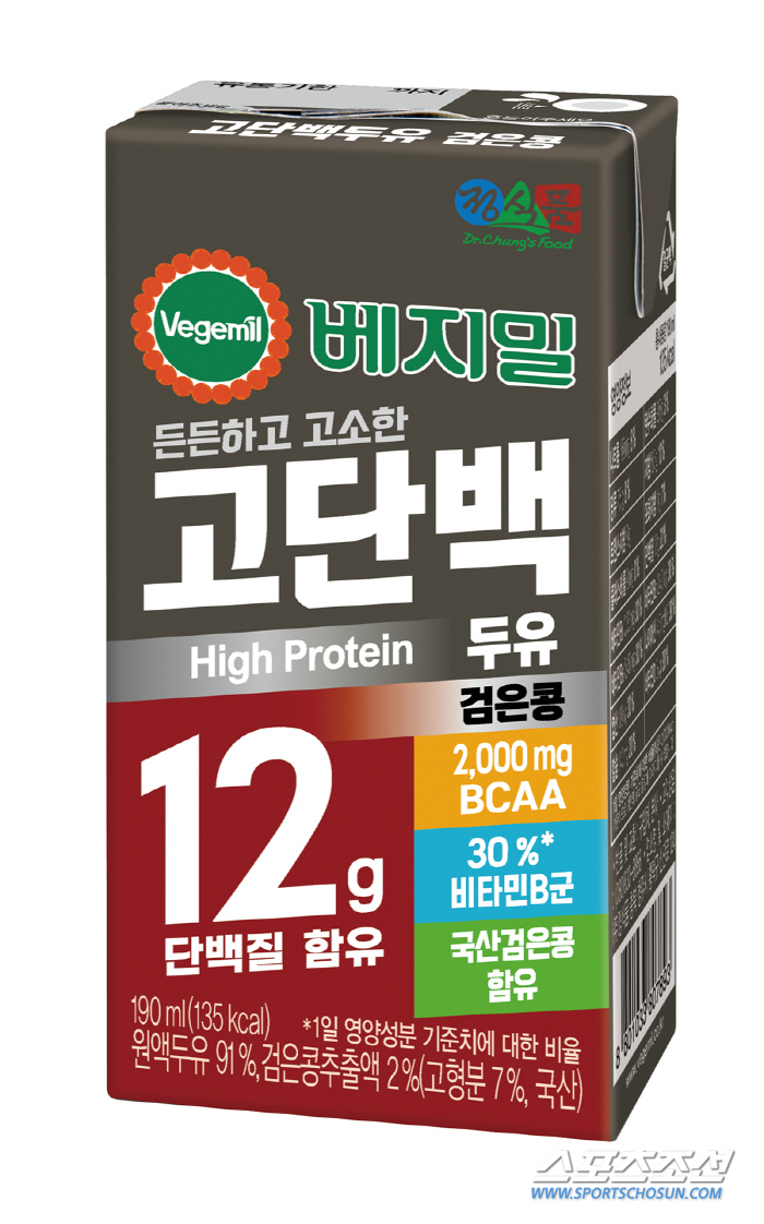 정식품 ‘베지밀 고단백 두유 검은콩’, 1000만 개 판매 돌파