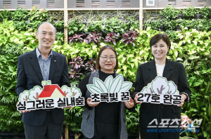 한국 코카-콜라, 실내 숲 조성 프로젝트 27호 완공