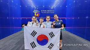 [아시안게임] 한국 스쿼시, 동메달 1개로 대회 마감
