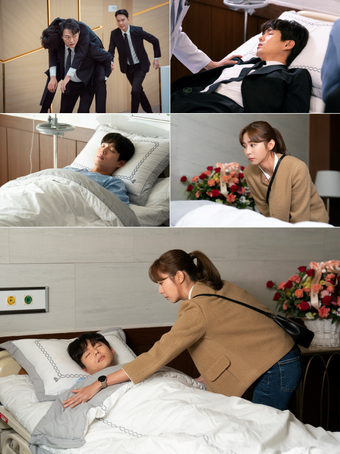 할머니 잃은 하준, 실신 후 병원行…유이 병문안 포착 ('효심이네 각자도생')