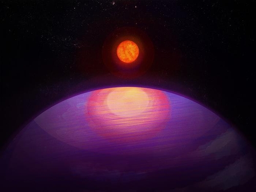 [사이테크+] "50광년 밖 태양 9분의 1 크기 별에서 지구 13배 행성 발견"