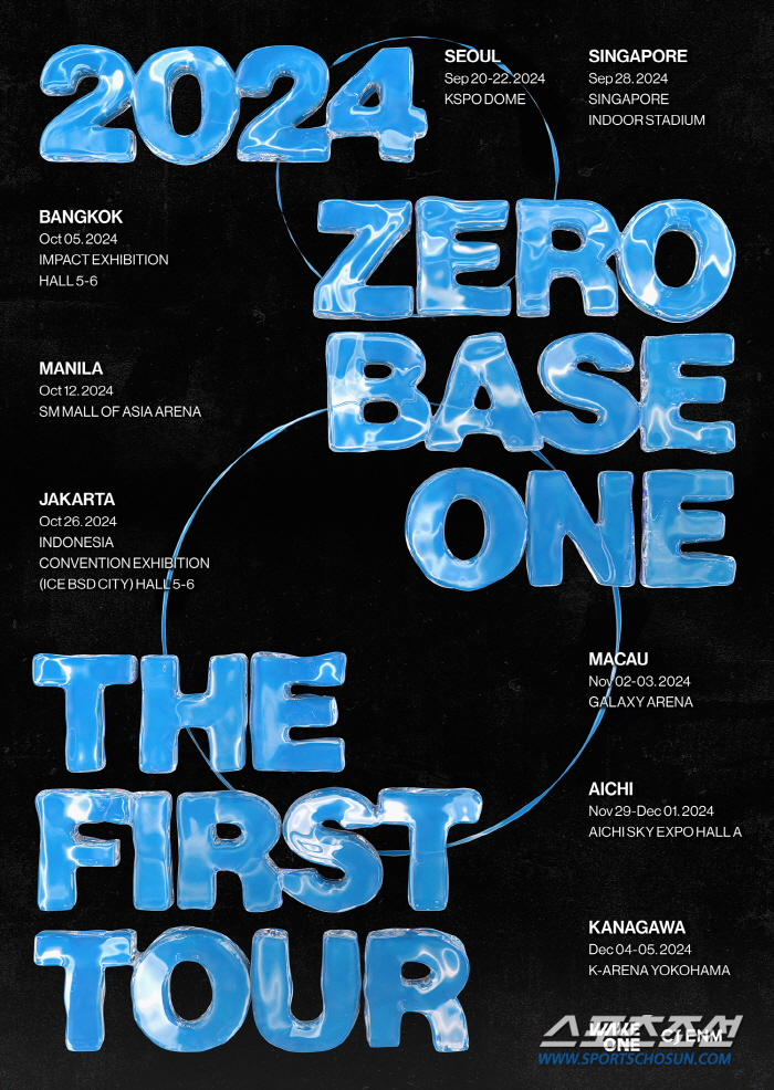 ZEROBASEONE, 9월 서울 시작으로 첫 해외 투어…8개 도시서 총 14회 공연