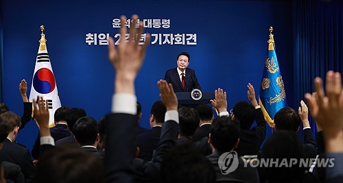 [지상중계] 尹대통령 2주년 회견-20