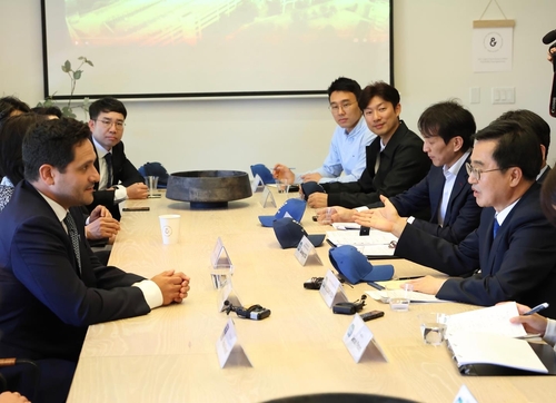 실리콘밸리 유니콘기업 찾은 김동연, 경기 스타트업과 협력 논의
