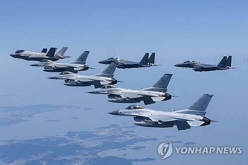 군, 북한 항공기·미사일 공격 대비 육해공 합동훈련 실시