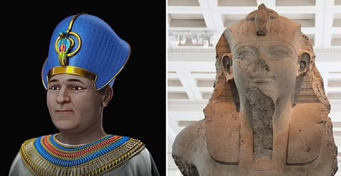 '투탕카멘 조부' 아멘호테프 3세 얼굴 3400년 만에 복원
