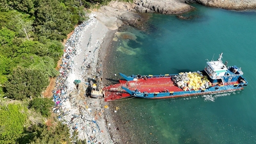 고흥군, 해양쓰레기 집중 수거…해양환경 수호에 총력 펼쳐
