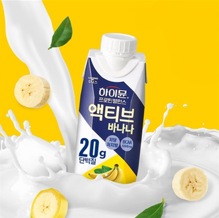 일동후디스, 단백질 음료 '하이뮨 액티브 바나나' 출시