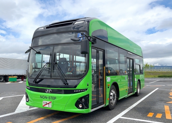 현대차 전기버스 일렉시티 타운..유네스코 세계유산 ‘야쿠시마’서 달린다