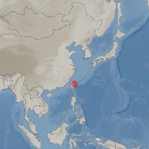 대만 화롄현 북북동쪽 바다서 규모 5.1 지진 발생