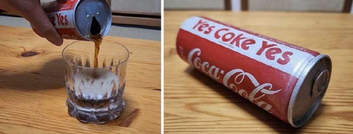 40년 된 코카콜라 맛은? 등산 중 개봉 안한 캔 발견